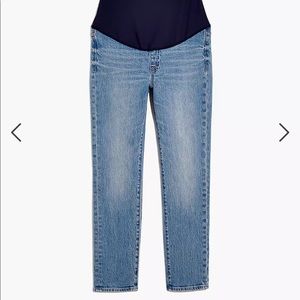 Maternity Over-the-Belly Perfect Vintage Jeans in Banner Wash. Size 33